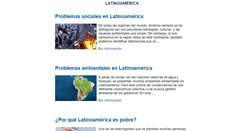 Desktop Screenshot of latinoamerica.info